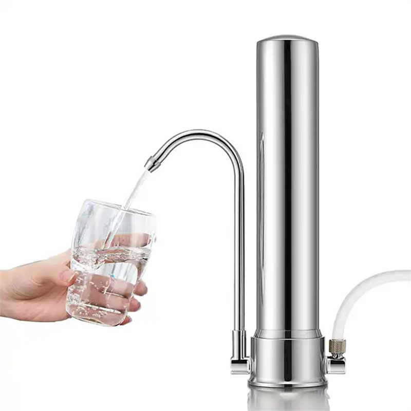 High Quality 304 SS Stainless Steel Countertop Water Filter